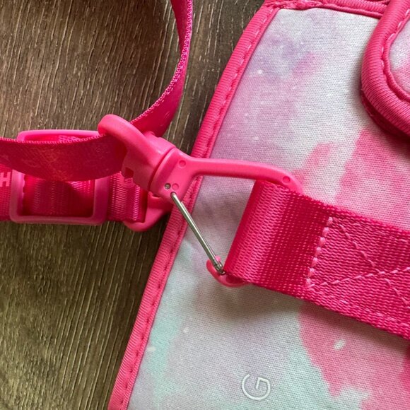 Hydro Jug Pink Tone Tie Dye Classic Bottle/Jug Insulated Sleeve with Strap - Picture 6 of 8